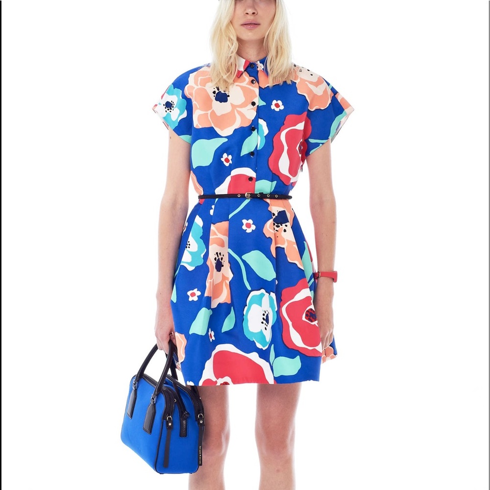 Kate Spade Blue Floral Dress